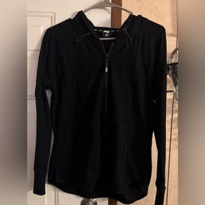 DKNY Black Zip-Up Hoodie